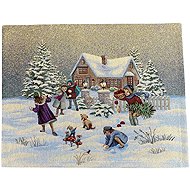 Home of Christmas Christmas placemat with motif 40 × 50 cm, Winter fun - Placemat