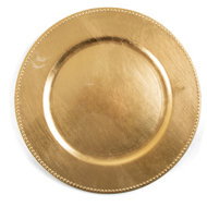 Homla Plate mat gold, plastic, 33 cm - Placemat