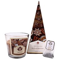HOME ELEMENTS Vánoční set sada čajů, svíčka 120 g, Perníčky - Gift Set