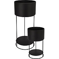 Trends 4 You 2 metal flower stands Omee, black - Flower Stand