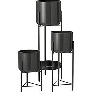 Trends 4 You Loft stand for 4 pots Viko, zinc finish, black - Flower Stand