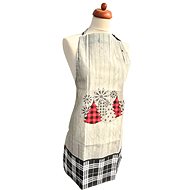 HOME ELEMENTS Kitchen apron 60 × 80 cm, Trees and snowflakes - Apron