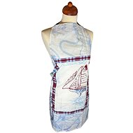 HOME ELEMENTS Kitchen apron 60 × 80 cm, Sailing ship - Apron