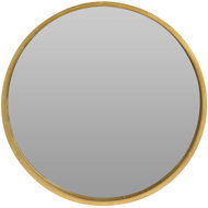 Home Styling Collection Round mirror in wooden frame, diameter 30 cm - Mirror