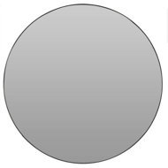 Home Styling Collection Round mirror in metal frame, diameter 55 cm - Mirror