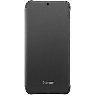 Honor 8X PU Flip Protective Cover fekete - Mobiltelefon tok