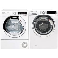 HOOVER DXOA4 37AH/1-S + HOOVER DXO4 H7A2TCEX-S - Washer Dryer Set