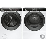 HOOVER HWP4 47AMBC7/1-S + HOOVER NDP4 H7A2TCBEX-S - Washer Dryer Set