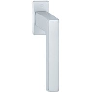 Hoppe Austin 4 mm low rosette, 37 mm mandrel, M5 × 40, F1 silver - Window handle