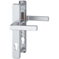 Hoppe Austin 36 mm plate F1 silver /8 mm, PZ92/ door 67-72 mm - Door Fittings