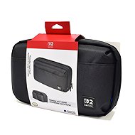 Hori Reversible Travel Pouch - Black - Nintendo Switch 2 - Case for Nintendo Switch