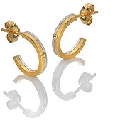 HOT DIAMONDS Parellel DE863 (Ag 925/1000; 2,15 g) - Earrings