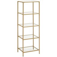 Houseland Vasagle Vondrow 124,5 cm, gold - Shelving Unit