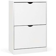 House 5 Escondido 2 Sections, White - Shoe Rack