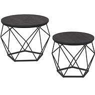 Houseland Vasagle Elezi Set of 2, black II - Side Table