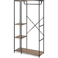 House 5 Lobos Clothes Stand, Wood/Black - Clothes Hanger