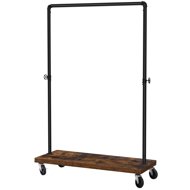 Songmics Vasagle ROMAX black/vintage brown, mobile - Clothes Hanger