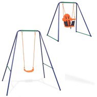 Swing for one child and swing for toddler 2 in 1 orange - Swing