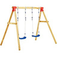 Swing set 230 x 130 x 166 cm pine wood - Swing