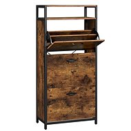Houseland Vasagle Eddie shoe rack, brown - Shoe Rack