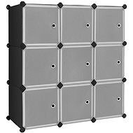 Houseland Edo shoebox set black - Shoe Rack
