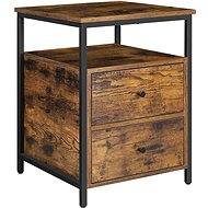 Houseland Vasagle Freja brown/black - Night Stand