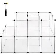 Houseland Plastic pet cage Spaci II, clear - Pen for Rodents