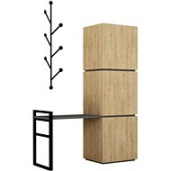 Houseland Mello natural oak \ anthracite - Hall Set