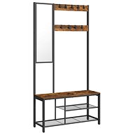 Houseland Vasagle ELEVATOR with shoe rack, brown - Hall Set