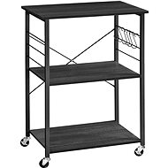 Houseland Kitchen shelf VISCO black - Shelving Unit