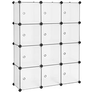 Songmics Aruma shelving unit with 12 compartments transparent - Shelving Unit