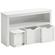 Houseland Children's toy shelf Vasagle PAMPULO white - Toy Organiser