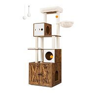 Houseland Cat scratching post LENO brown - Cat Scratcher