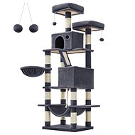 Houseland Cat Scratching Post Climbery dark grey - Cat Scratcher