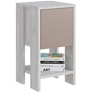 Houseland Ema antique white/mocha - Night Stand