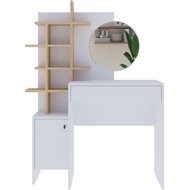 Houseland Dressing table Mup white/natural oak - Dressing Table