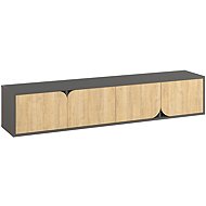 Houseland Spark anthracite/sapphire oak - TV Table