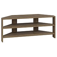Houseland Thales TV corner table, dark oak - TV Table