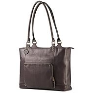 HP Ladies Leather Tote Brown 15.6“ - Taška na notebook