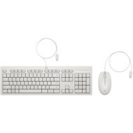HP 225 Mouse & Keyboard, white - EN/SK - Keyboard and Mouse Set