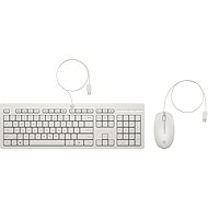 HP 225 Wired Mouse and Keyboard Combo G2, white - CZ/SK - Keyboard and Mouse Set