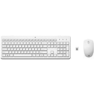 HP 230 Wireless Mouse Keyboard White - CZ/SK - Keyboard and Mouse Set