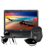 HP 15-r003nc Stein Silber + Maus + Kopfhörer + Lautsprecher + Tasche - Laptop
