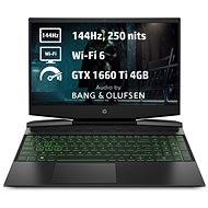HP Pavilion Gaming 15-dk1022nc, Shadow Black/White - Gaming Laptop
