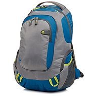 HP Outdoor Sport Backpack Blue/Green 15.6" - Laptop hátizsák