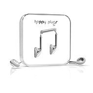 Happy Plugs Earbud Silver - Fej-/fülhallgató
