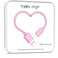 Happy Plugs Lightning 8-pin charge/sync cable Pink - Data Cable