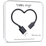 Happy Plugs Lightning Black - Data Cable