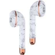 Happy Plugs Air 1 White Marble - Wireless Headphones