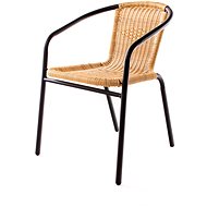 HAPPY GREEN Garden chair, imitation rattan, natural - Garden Chair